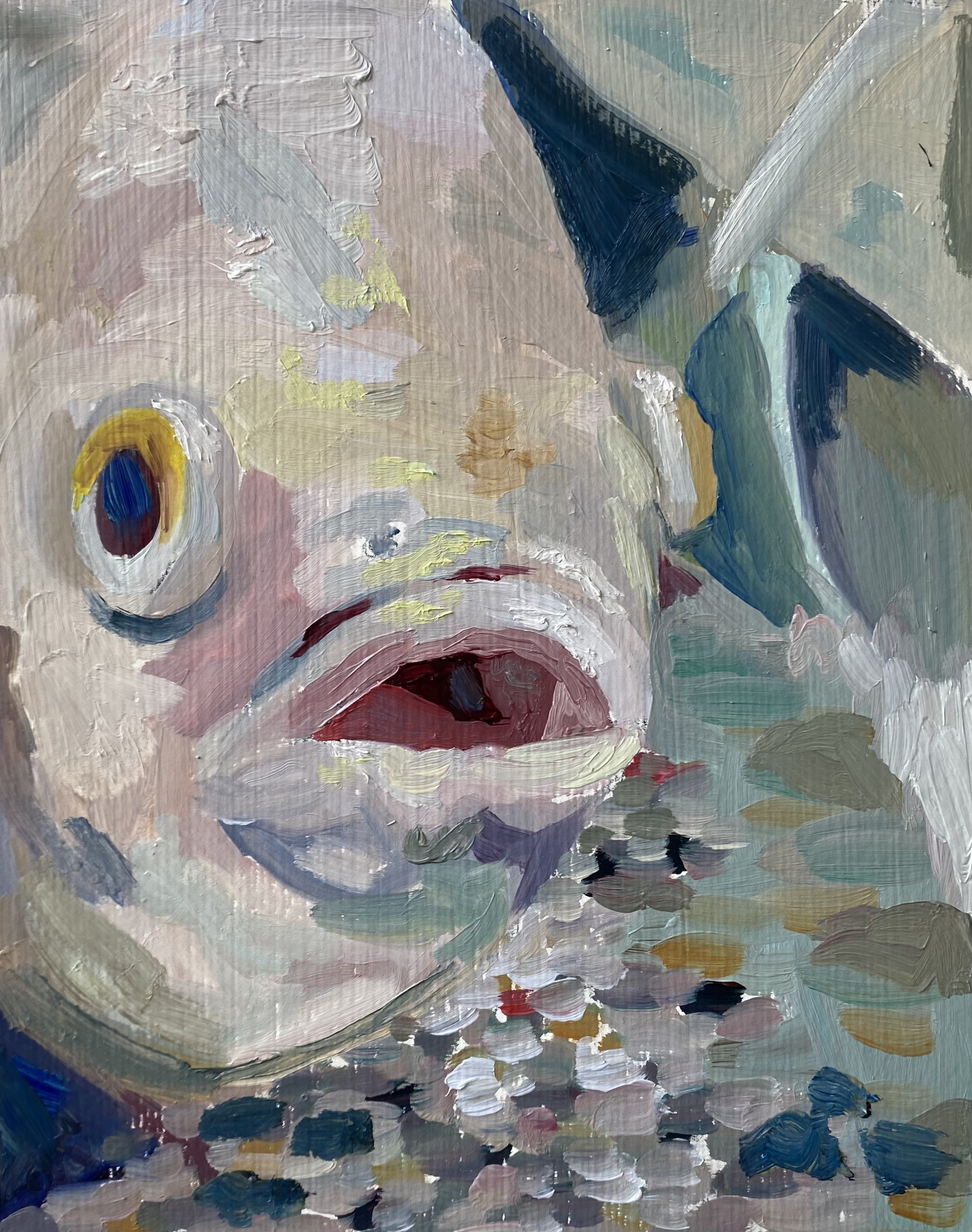 Fishy, Painting, 2023