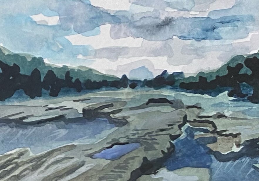 Fishes, Painting, 2024