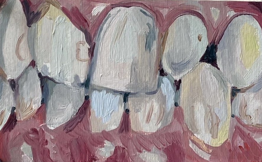 Teeth, Painting, 2024